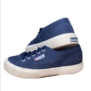 Superga Navy Canvas Shoe